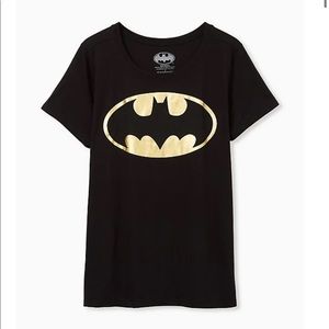 Torrid Batman Gold Foil Graphic Tee